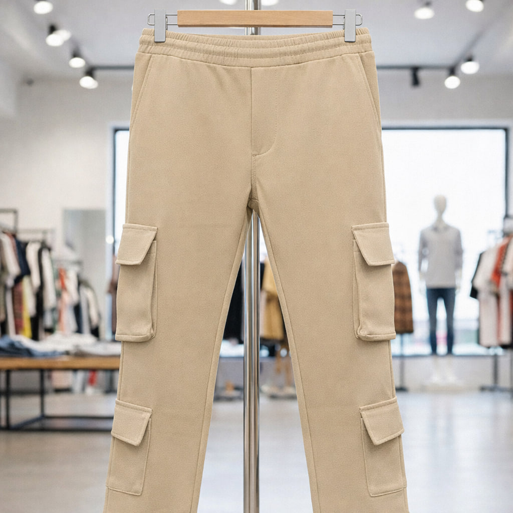 شلوار بنگال کارگو مردانه مدل HAMED-کرم
